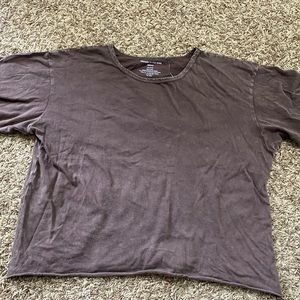Cropped Brown T-Shirt